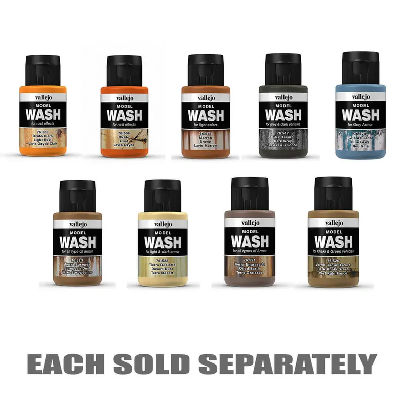 Vallejo Model Wash 35mLD Khaki Grn