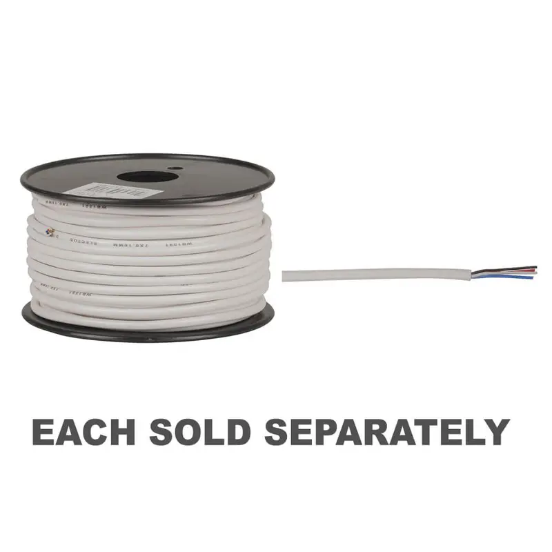 Security System 4 Core Alarm Cable (White)100m