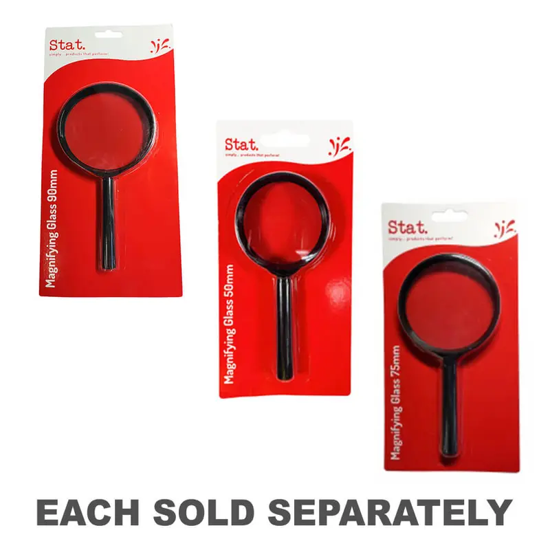 Stat Magnifying Glass (Black)75mm