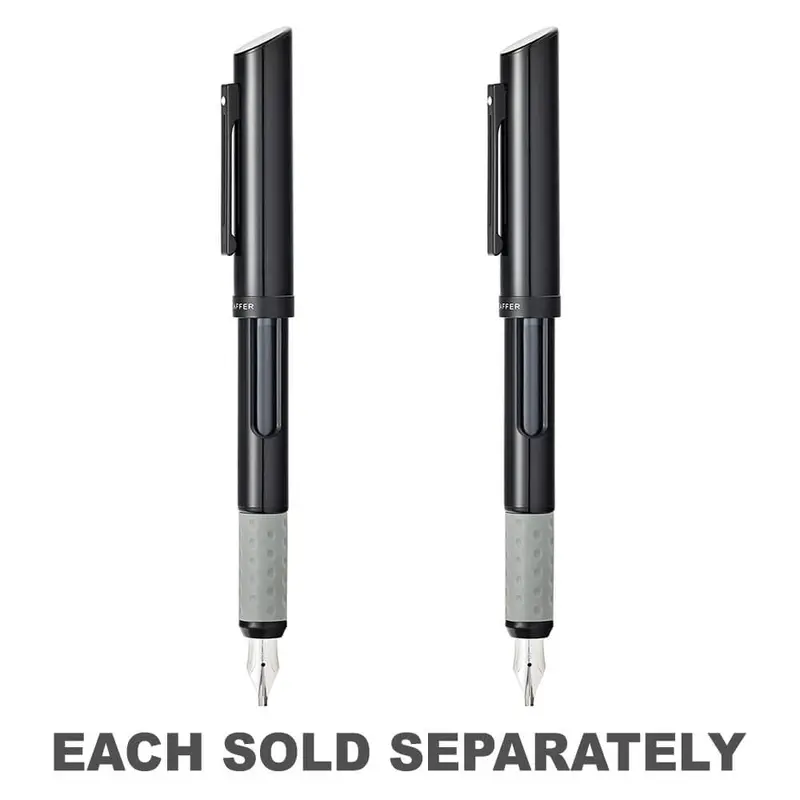Calligraphy Black Fountain Pen with Black TrimFine