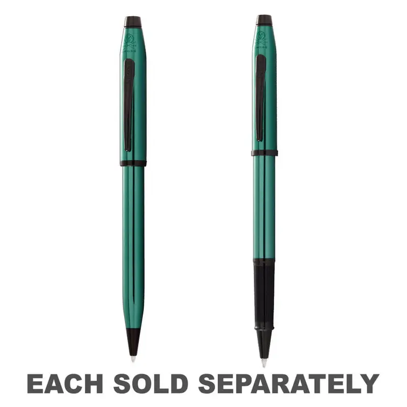 Century II Translucent Green w/ Black Trim PenBallpoint