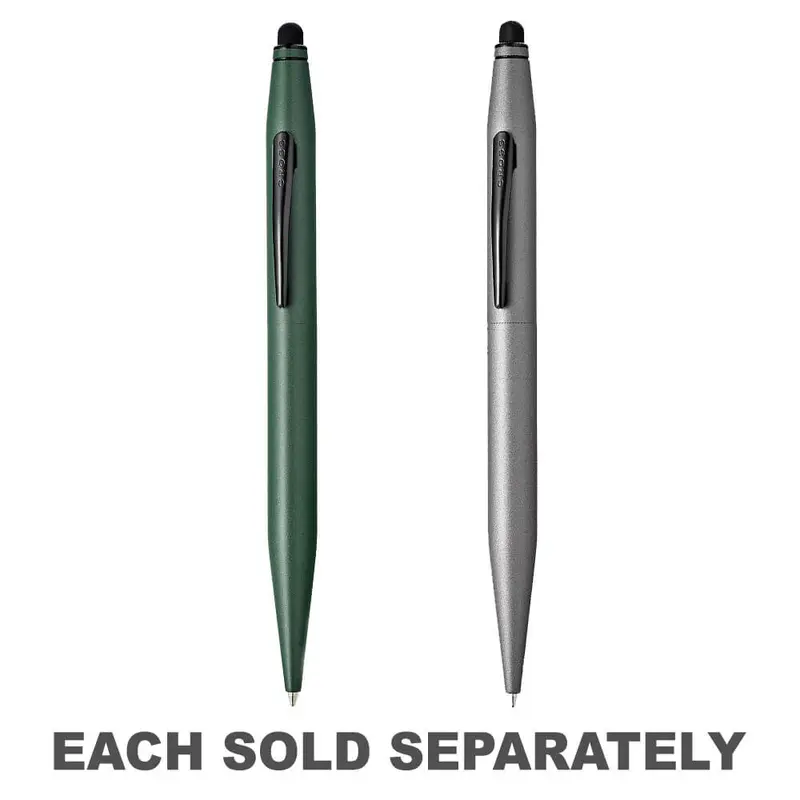 Cross Tech2 Ballpoint Pen with Black PVDMatte Green
