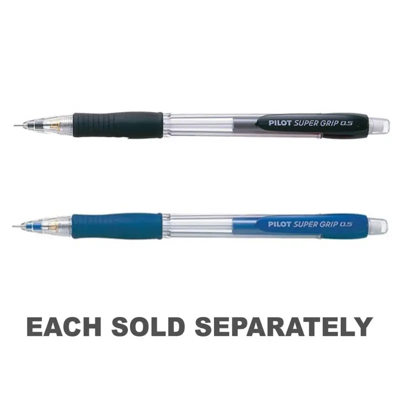 Pilot H-185 Super Grip Mechanical Pencil 12pcsBlack
