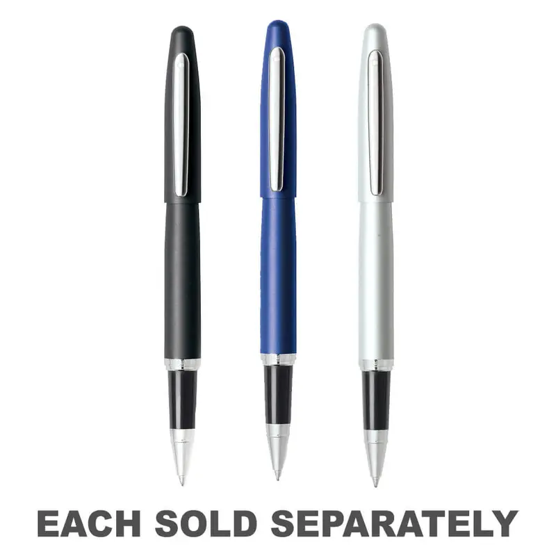 VFM Rollerball Pen with Nickel Plate TrimMatte Black