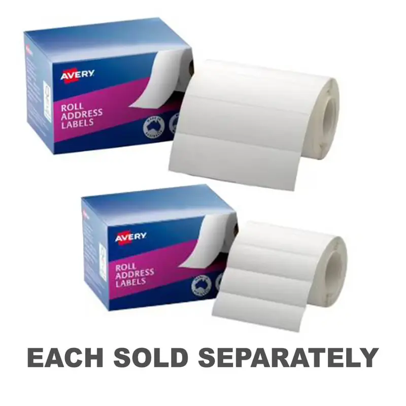 Avery Roll Address Labels (Box of 500)89x24mm