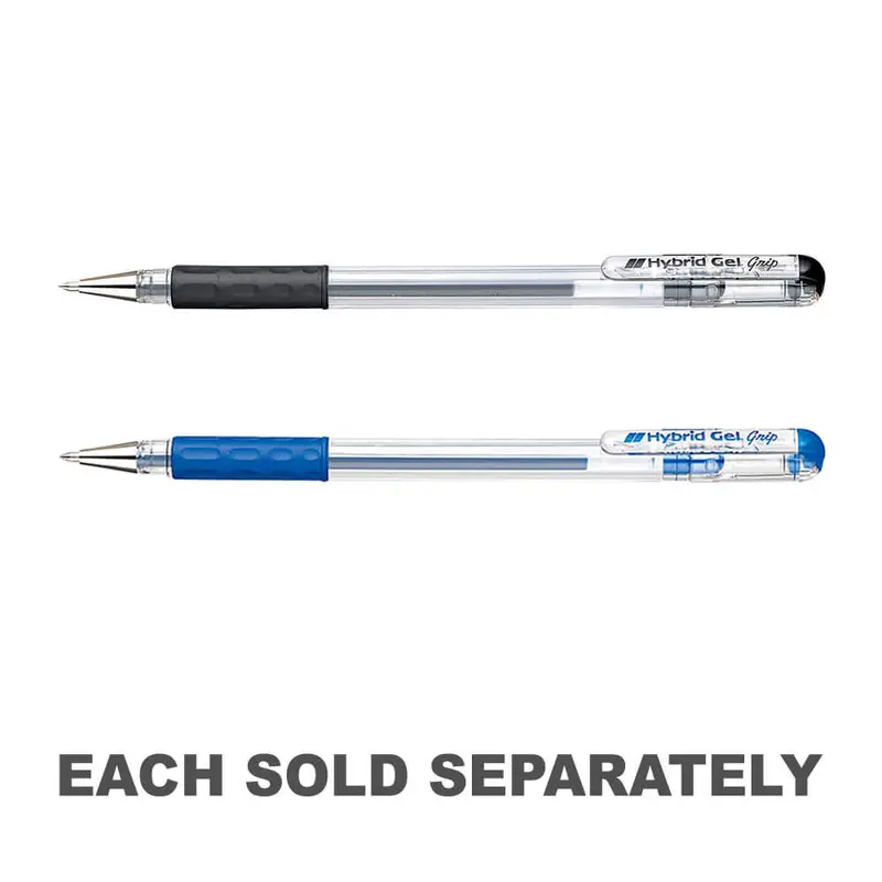Pentel Hybrid Gel Grip Rollerball Pen 0.6mmBlack
