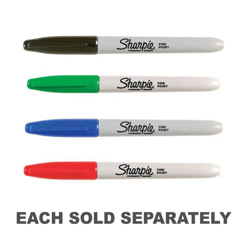 Sharpie Permanent Fine Marker 1.00mm (Box of 12)Black