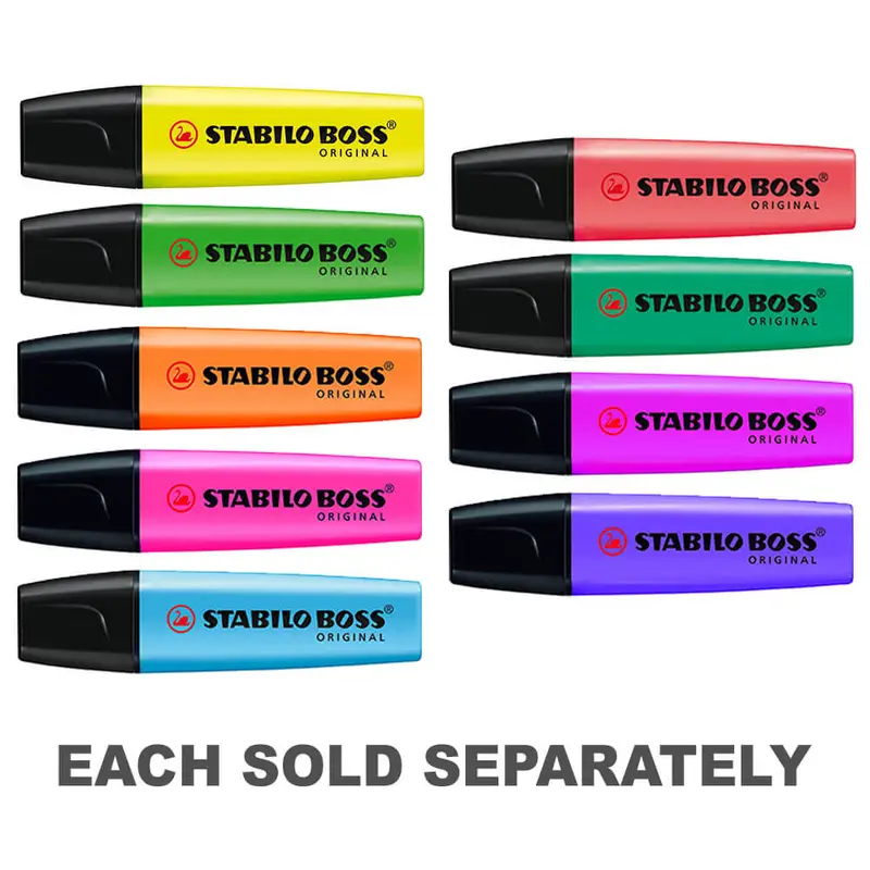 Stabilo Boss Original Highlighter Pen (Box of 10)Trquoise