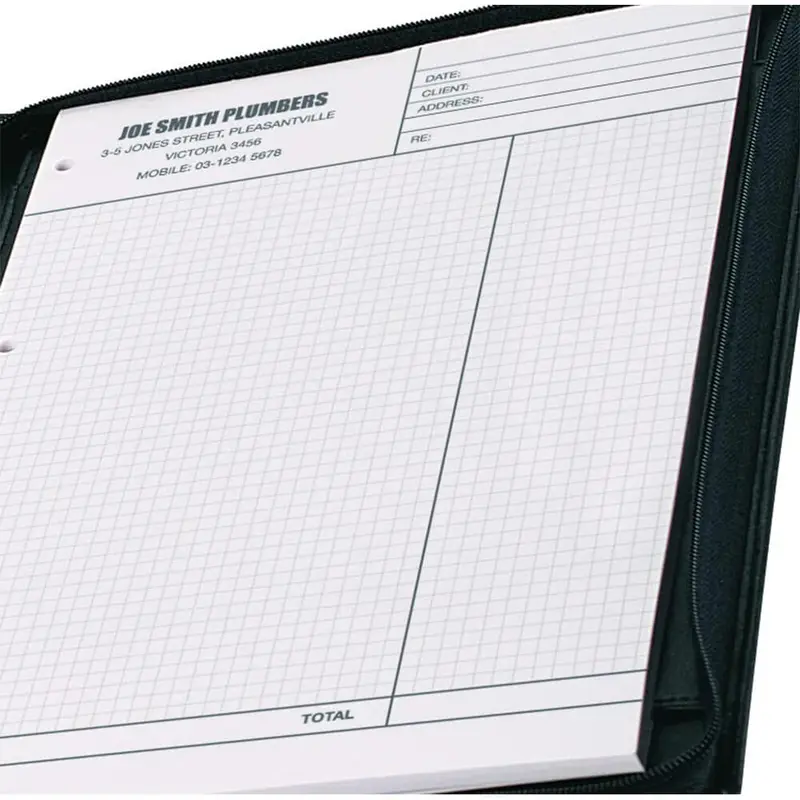 Debden A4 Quotations NCR Notepad Dayplanner Refill 2pcs