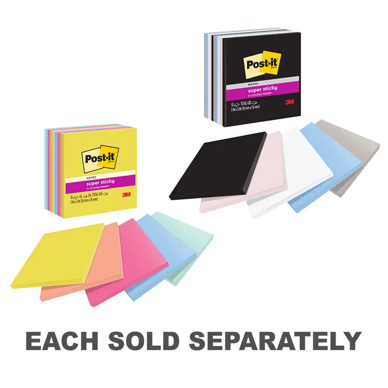 Post-it Simple Serene Super Sticky NotesPack of 10