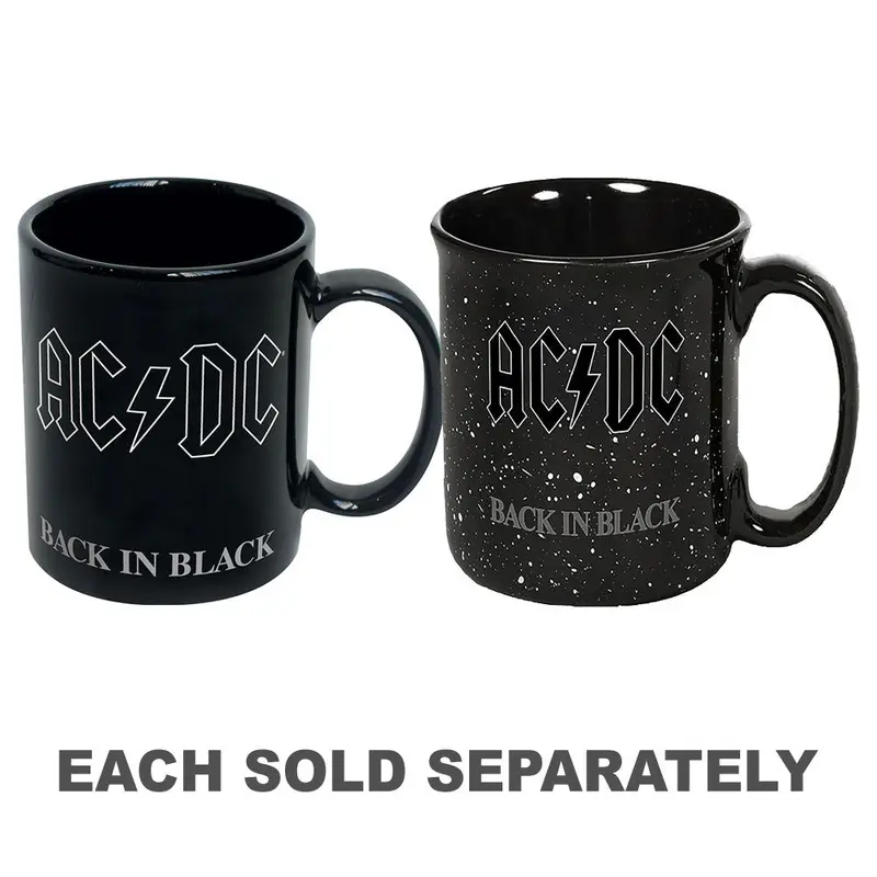 AC/DC Back in Black Ceramic MugBlack