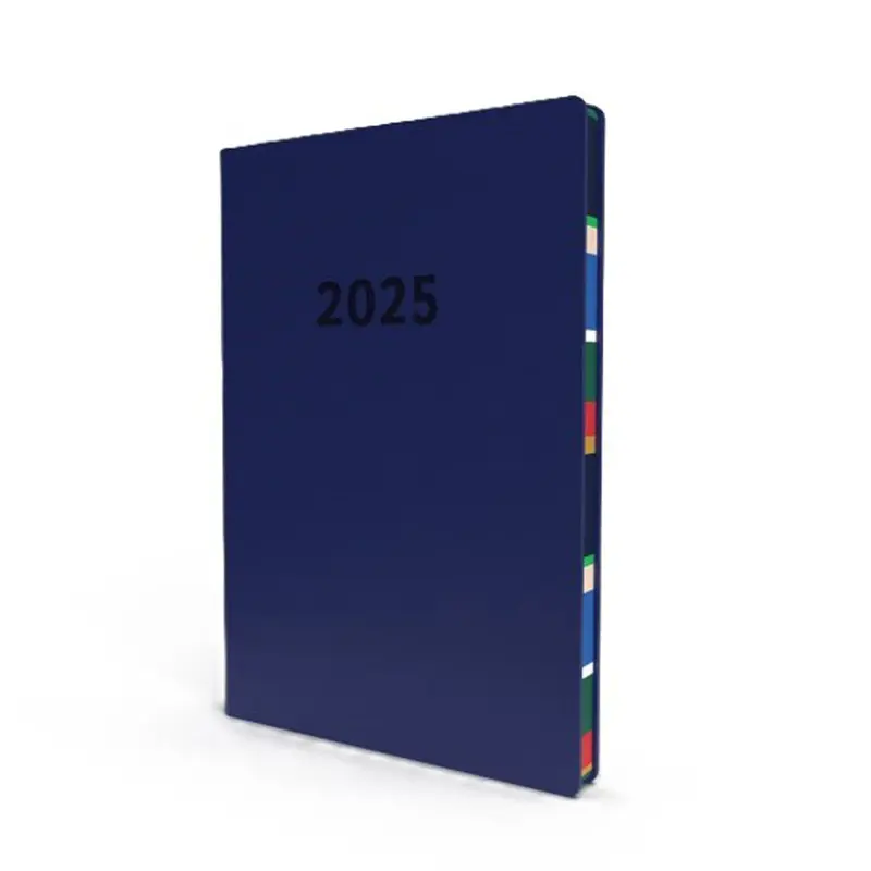 Collins Edge Mira A5 Week to View 2025 Diary (Navy)