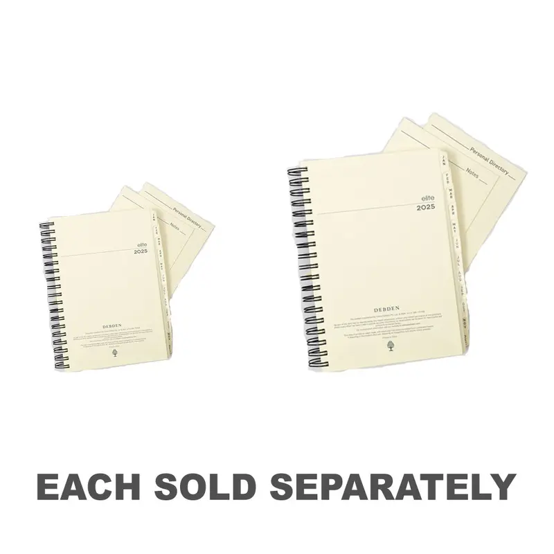 Debden Elite Quarto 2025 Diary Refill (246x164mm)1DTP