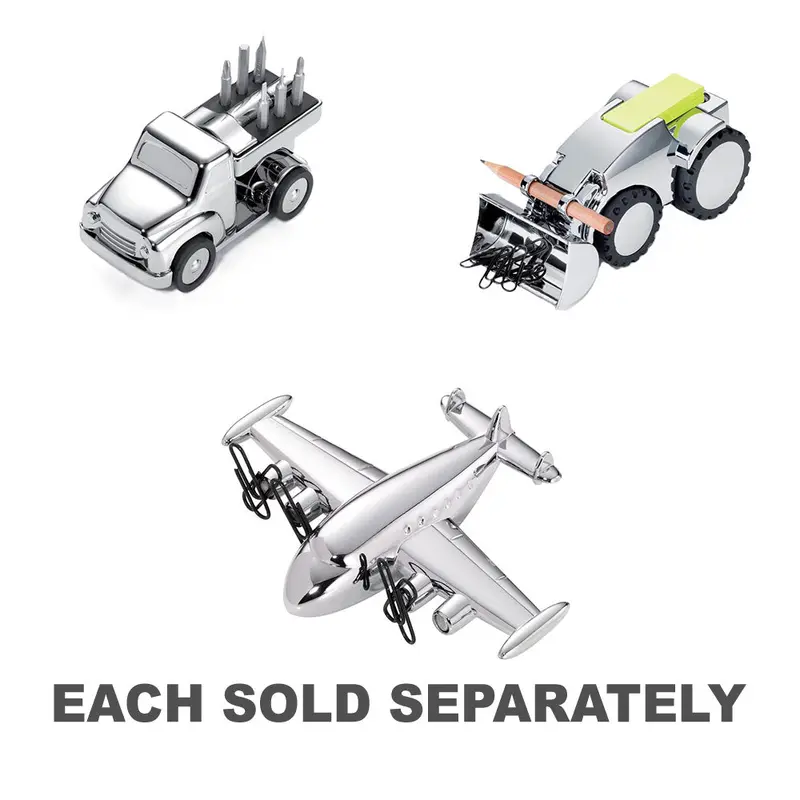 Troika Vehicle Paperweight and Clip HolderAirplane