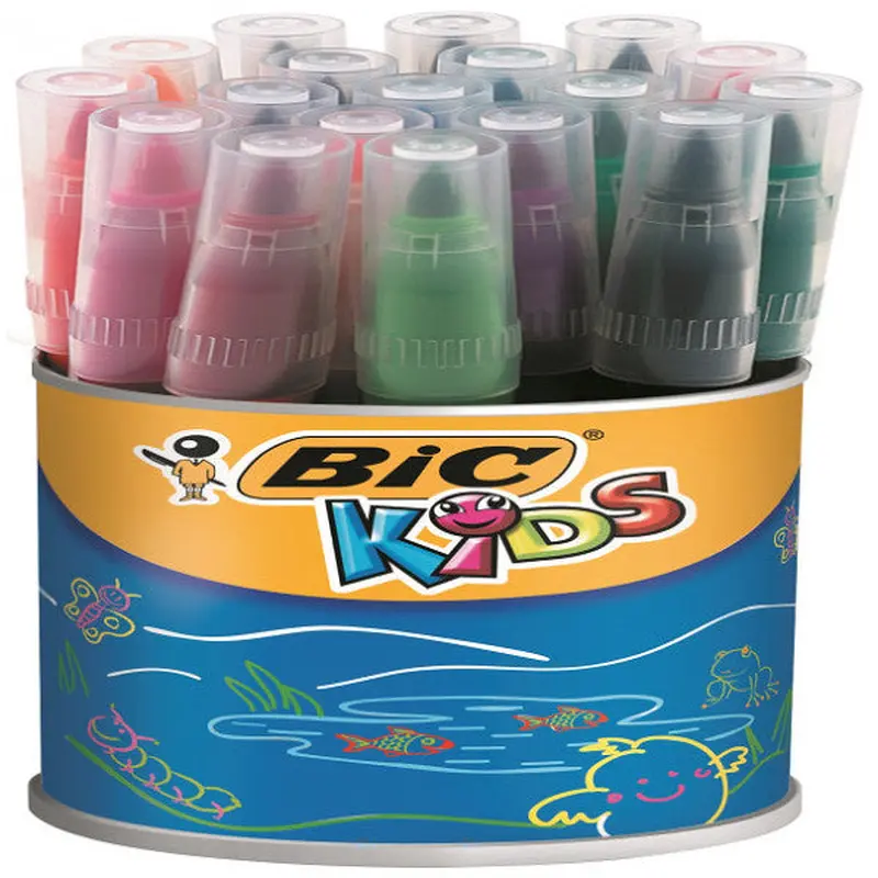 Bic - Felt Paint Pen Visa Brush Tip 18 Color 828965