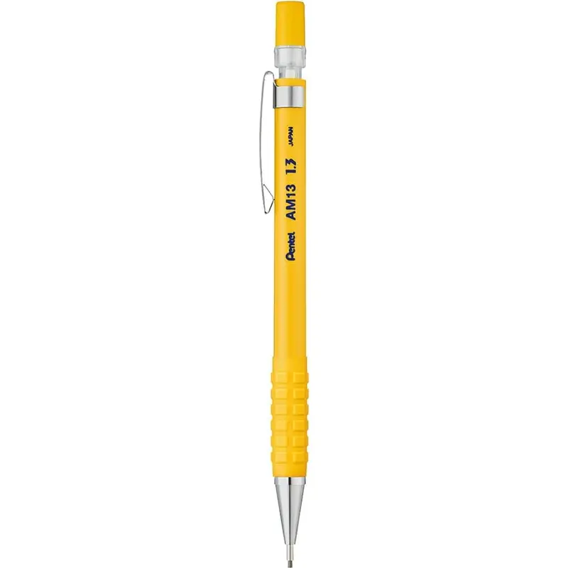 Pentel Mechanical Pencil AMAIN Sharppen 1.3mm, Yellow, AM13-G