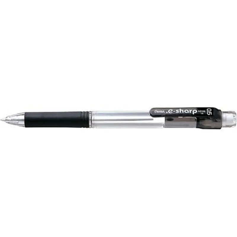 Pentel Mechanical Pencil  .e-sharp 0.5mm, Black, XAZ125-A