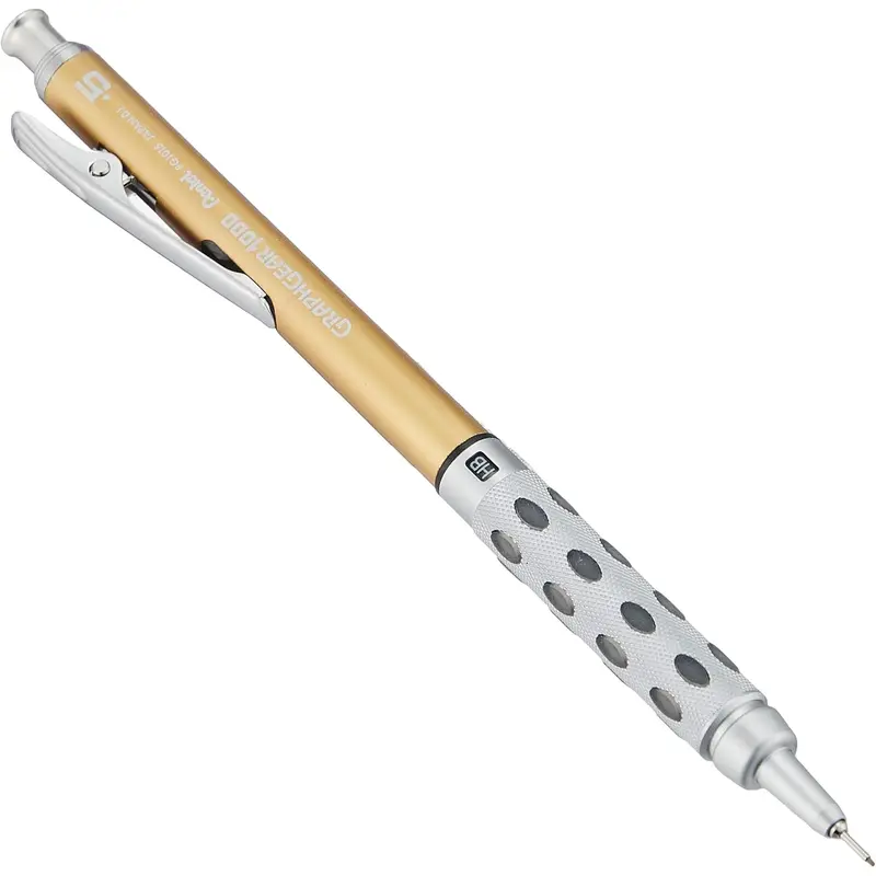 Pentel Mechanical Pencil GraphGear 1000 0.5mm Limited, Gold. PG1015