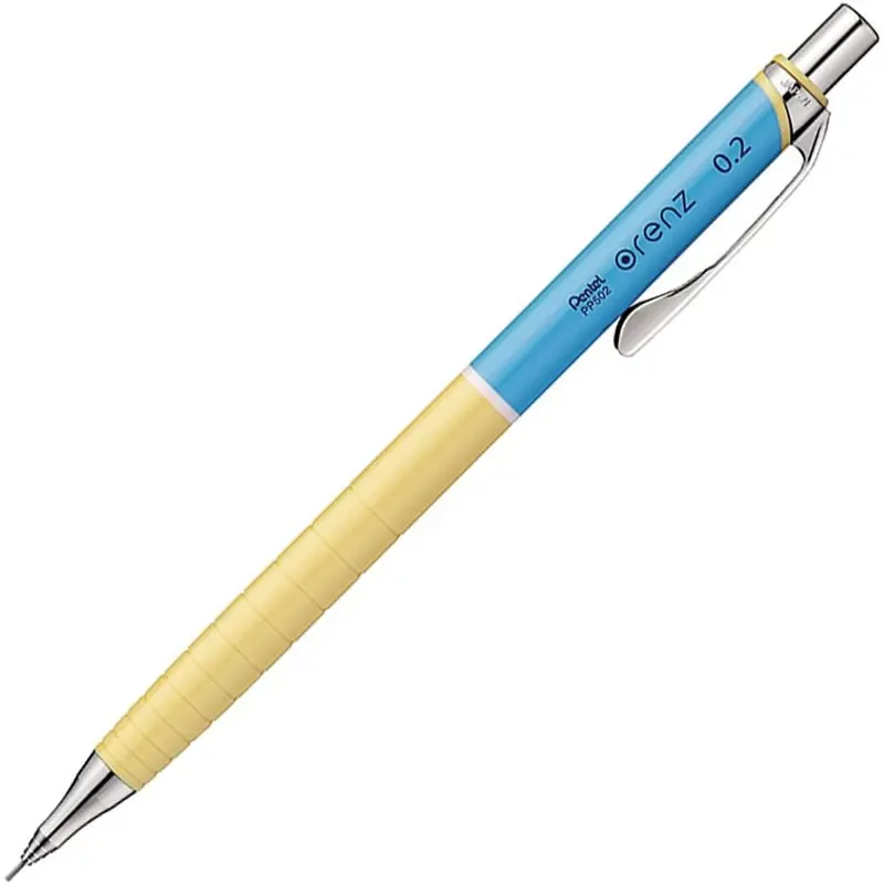 Pentel Mechanical Pencil Orenz Limited Mannish Line 0.2mm Sky Blue, XPP502-MS