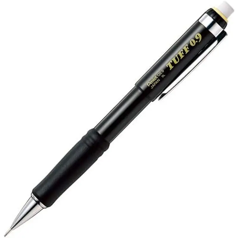 Pentel Mechanical Pencil Tuff 0.9, Black, XQE9-A, Set of 10
